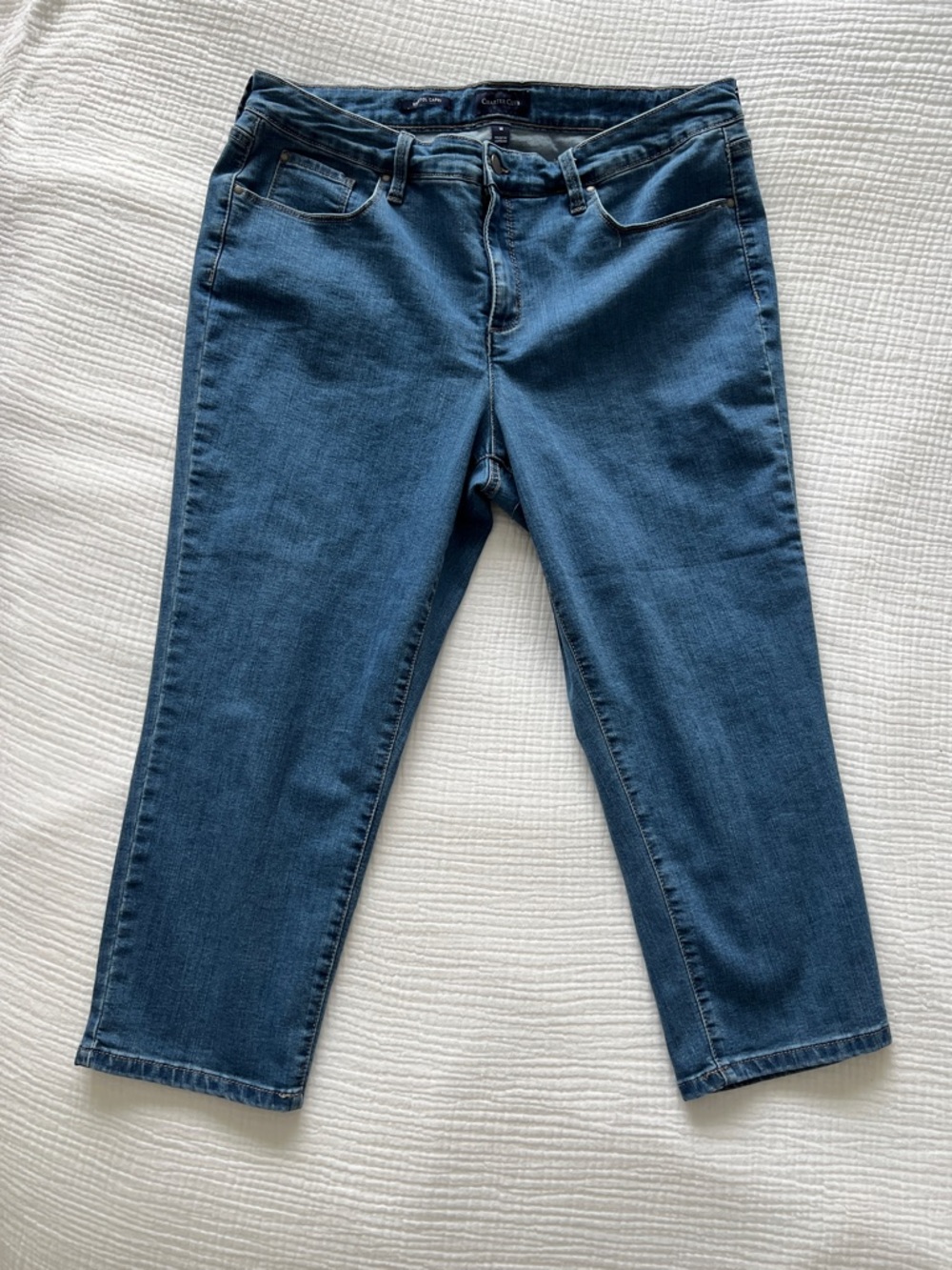 Charter Club Bristol Capri Cropped Ankle Jeans • Women’s 14